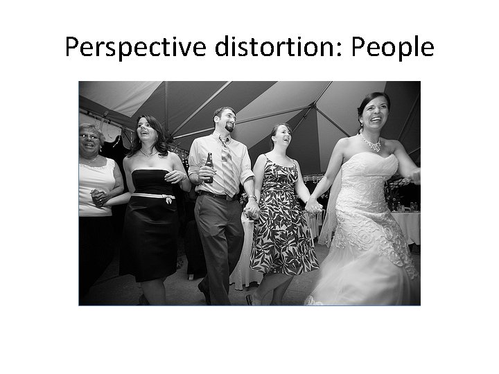 Perspective distortion: People Perspective distortion: People
