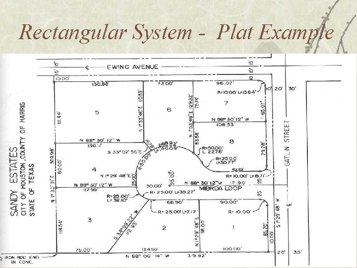 Rectangular System - Plat Example 