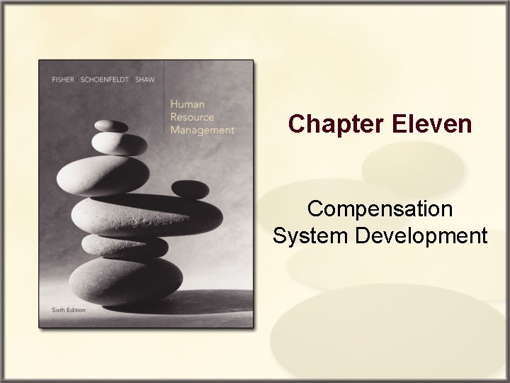 Chapter Eleven Compensation System Development 