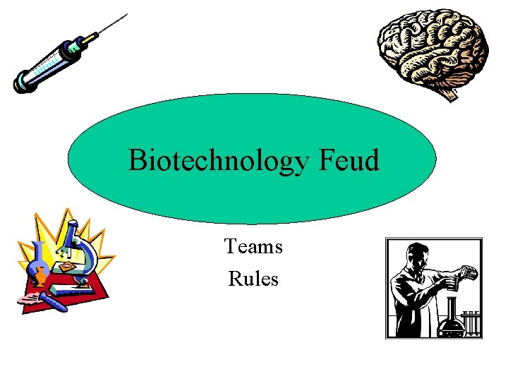 Biotechnology Feud Teams Rules 