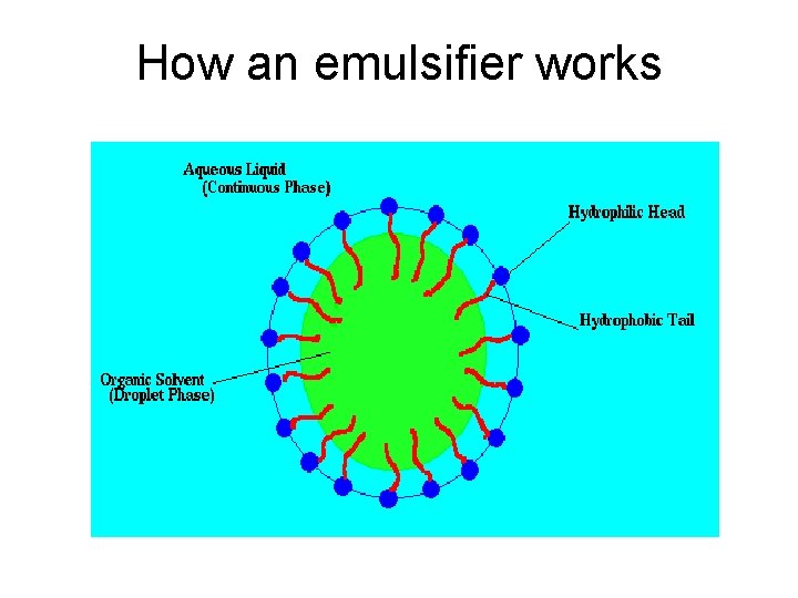 How an emulsifier works 