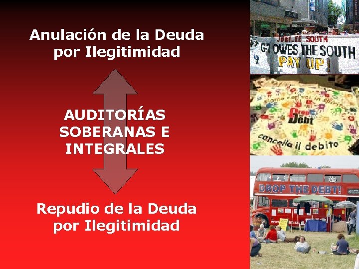 Anulación de la Deuda por Ilegitimidad AUDITORÍAS SOBERANAS E INTEGRALES Repudio de la Deuda