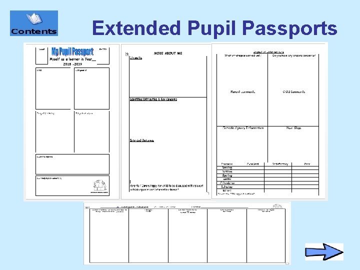 Extended Pupil Passports 