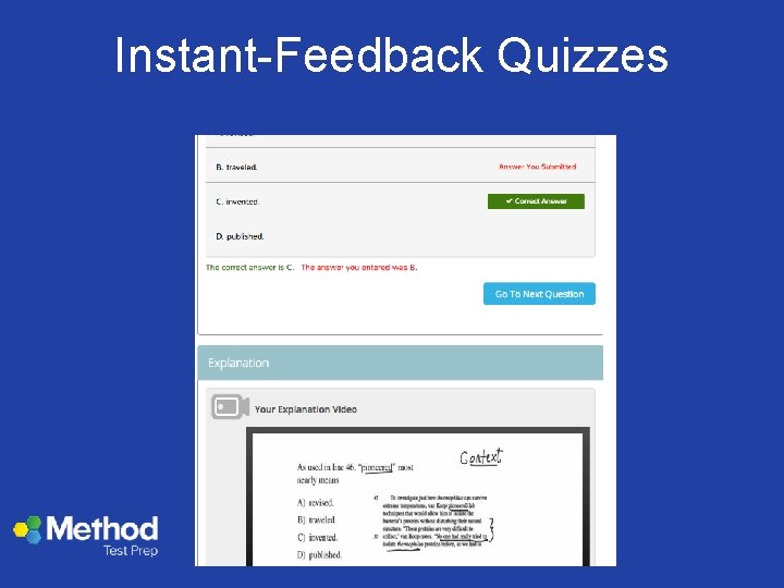 Instant-Feedback Quizzes 