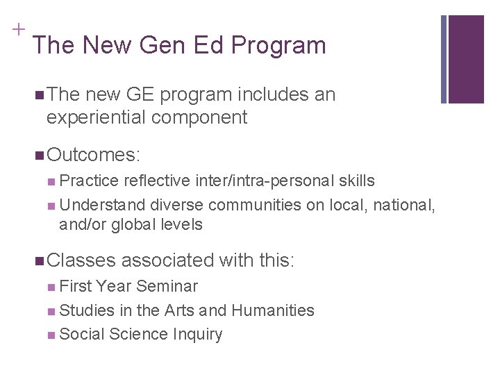 Ge Learning Incorporating Experiential Learning Into Your Classroom Faculty Development