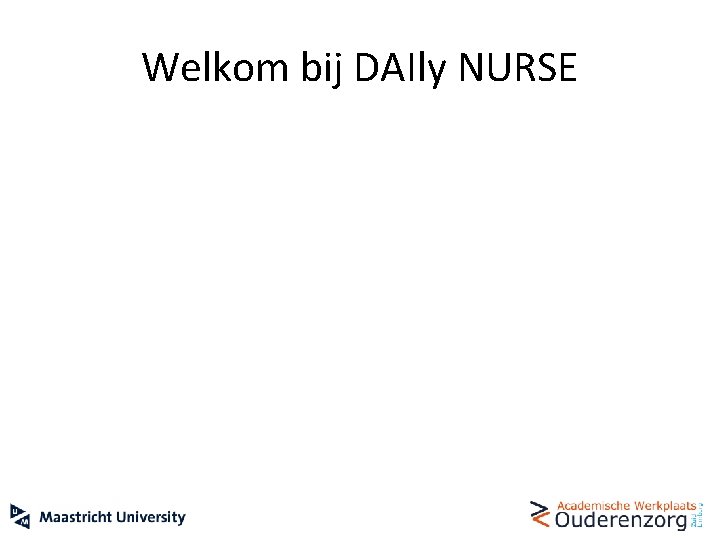 Welkom bij DAIly NURSE 