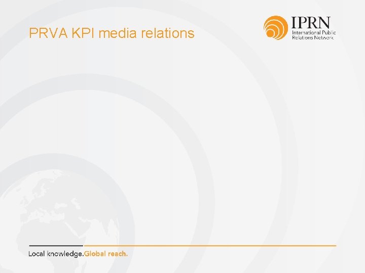 PRVA KPI media relations 