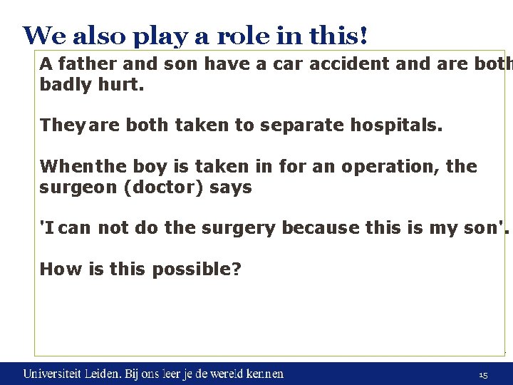 We also play a role in this! A father and son have a car We also play a role in this! A father and son have a car