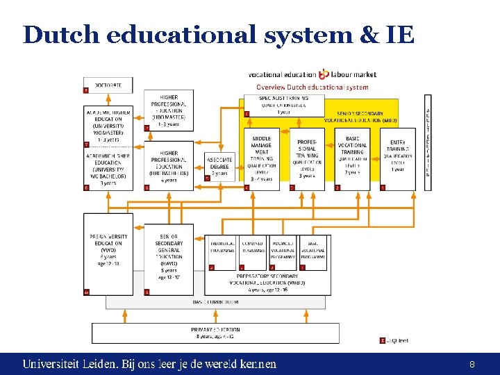Dutch educational system & IE 8 Dutch educational system & IE 8