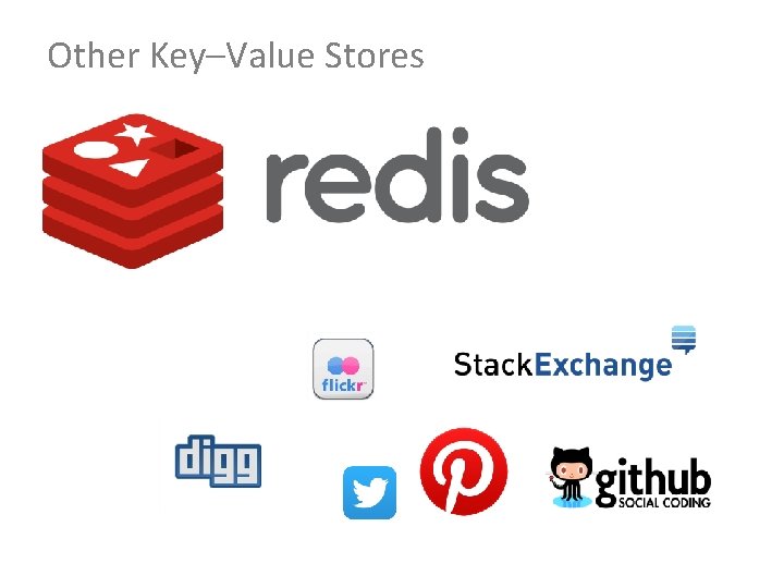 Other Key–Value Stores 