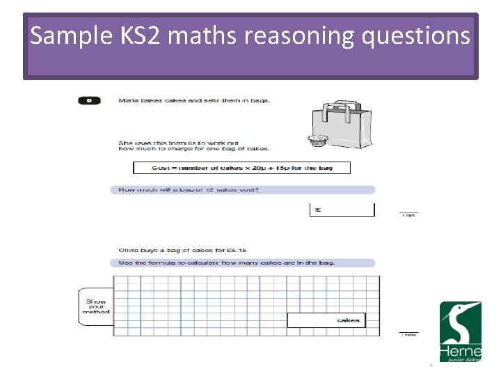 Sample KS 2 maths reasoning questions 