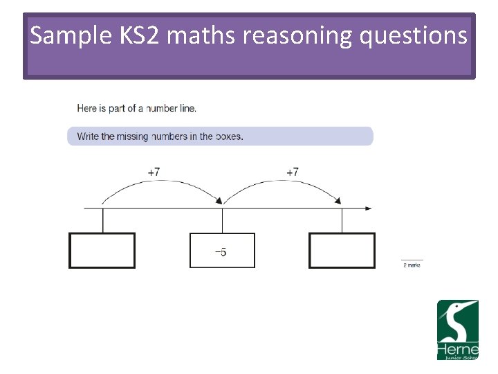 Sample KS 2 maths reasoning questions 