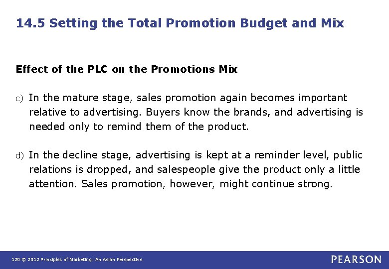 14. 5 Setting the Total Promotion Budget and Mix Effect of the PLC on 14. 5 Setting the Total Promotion Budget and Mix Effect of the PLC on