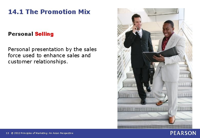14. 1 The Promotion Mix Personal Selling Personal presentation by the sales force used 14. 1 The Promotion Mix Personal Selling Personal presentation by the sales force used