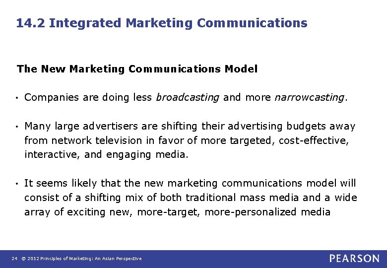 14. 2 Integrated Marketing Communications The New Marketing Communications Model • Companies are doing 14. 2 Integrated Marketing Communications The New Marketing Communications Model • Companies are doing