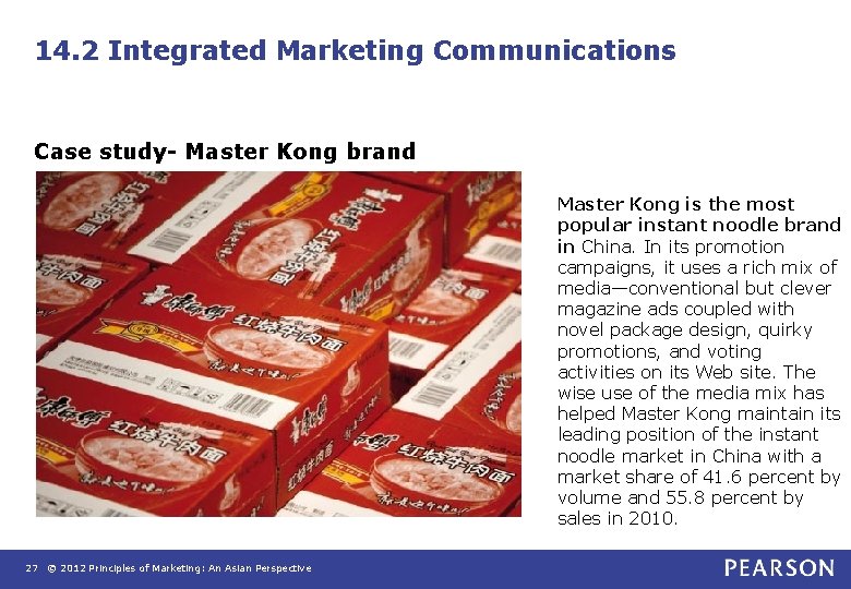 14. 2 Integrated Marketing Communications Case study- Master Kong brand Master Kong is the 14. 2 Integrated Marketing Communications Case study- Master Kong brand Master Kong is the
