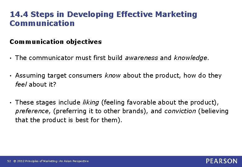 14. 4 Steps in Developing Effective Marketing Communication objectives • The communicator must first 14. 4 Steps in Developing Effective Marketing Communication objectives • The communicator must first
