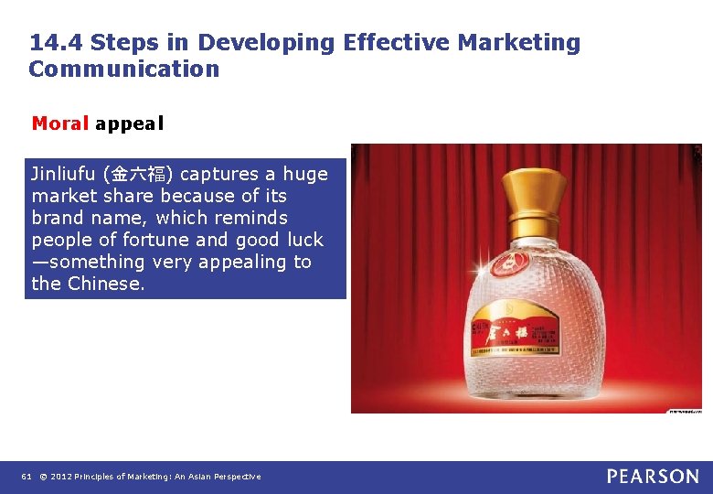 14. 4 Steps in Developing Effective Marketing Communication Moral appeal Jinliufu (金六福) captures a 14. 4 Steps in Developing Effective Marketing Communication Moral appeal Jinliufu (金六福) captures a