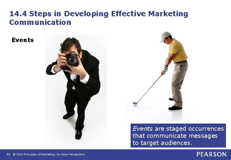 14. 4 Steps in Developing Effective Marketing Communication Events are staged occurrences that communicate 14. 4 Steps in Developing Effective Marketing Communication Events are staged occurrences that communicate