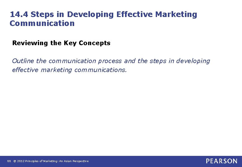 14. 4 Steps in Developing Effective Marketing Communication Reviewing the Key Concepts Outline the 14. 4 Steps in Developing Effective Marketing Communication Reviewing the Key Concepts Outline the