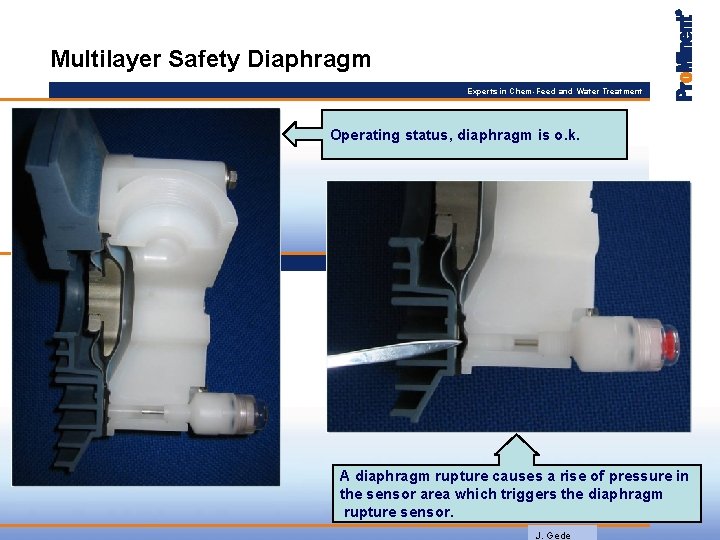 Multilayer Safety Diaphragm Experts in Chem-Feed and Water Treatment Operating status, diaphragm is o.