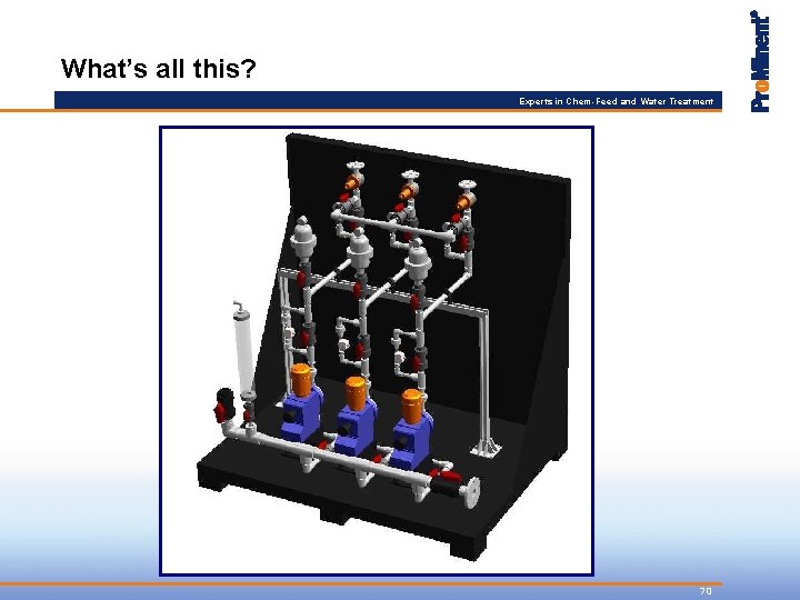 What’s all this? Experts in Chem-Feed and Water Treatment 70 