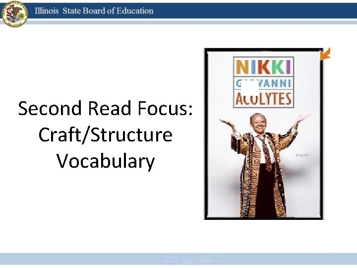 Second Read Focus: Craft/Structure Vocabulary 