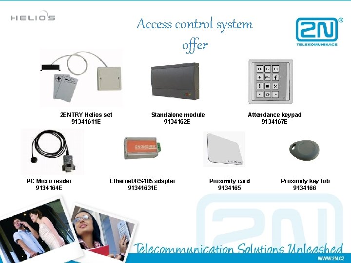 Access control system offer 2 ENTRY Helios set 91341611 E PC Micro reader 9134164