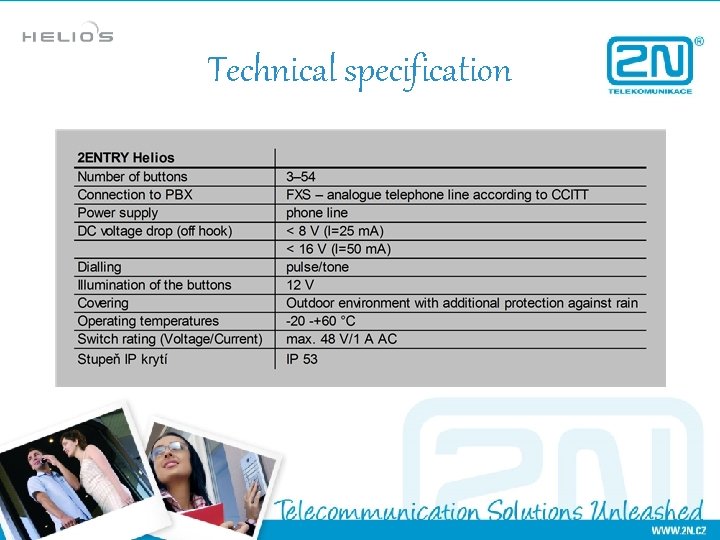 Technical specification 