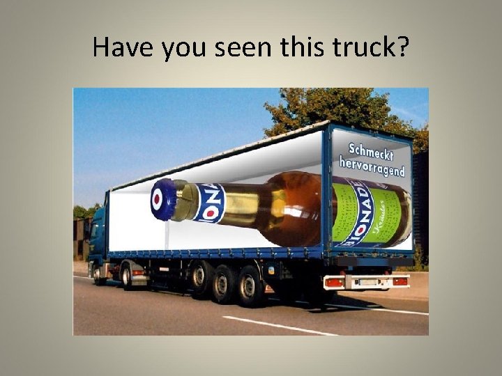 Have you seen this truck? 