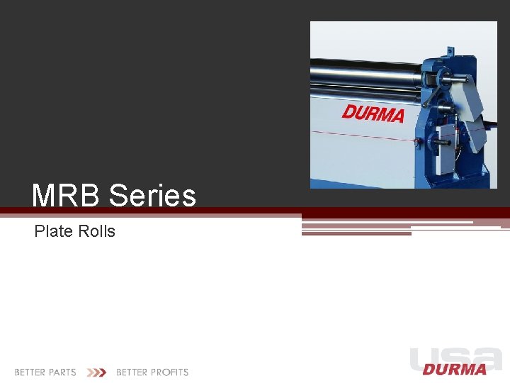 MRB Series Plate Rolls 