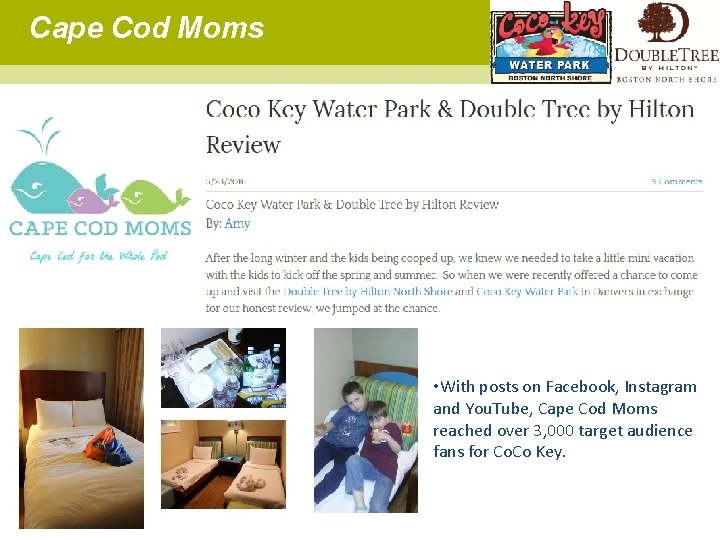 Cape Cod Moms • With posts on Facebook, Instagram and You. Tube, Cape Cod
