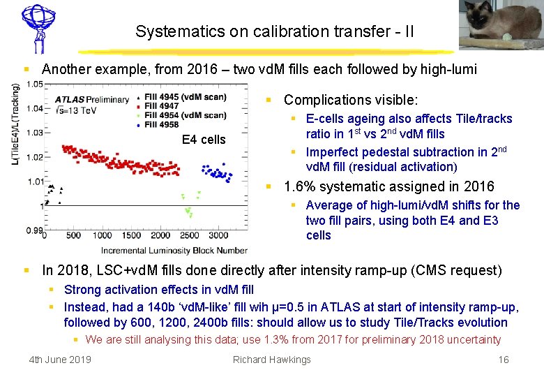 Systematics on calibration transfer - II § Another example, from 2016 – two vd.