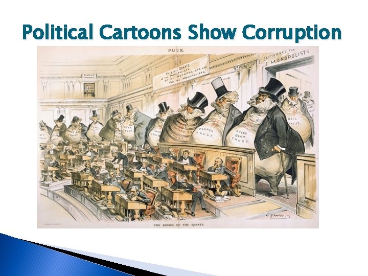 Political Cartoons Show Corruption 