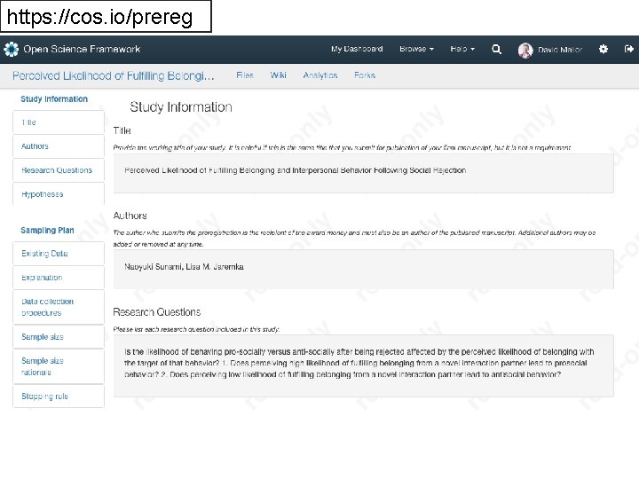 https: //cos. io/prereg 