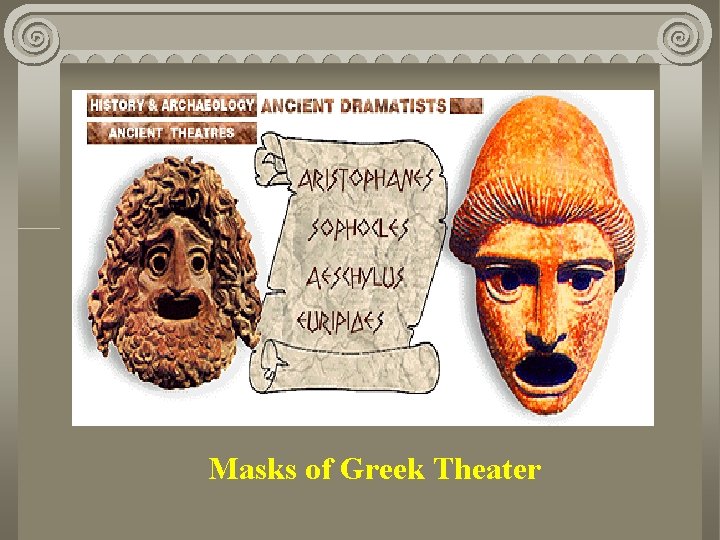 Masks of Greek Theater 