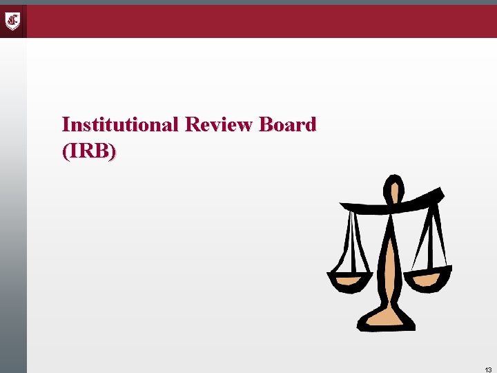 Institutional Review Board (IRB) 13 
