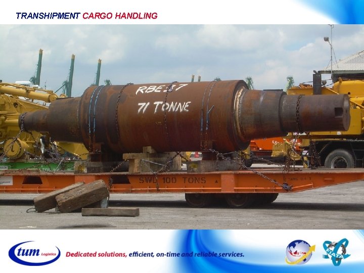 TRANSHIPMENT CARGO HANDLING TRANSHIPMENT CARGO HANDLING