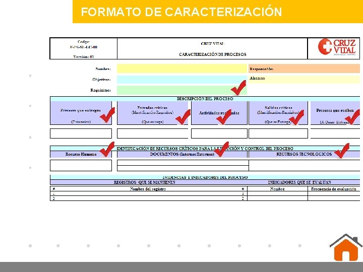 FORMATO DE CARACTERIZACIÓN www. company. com 