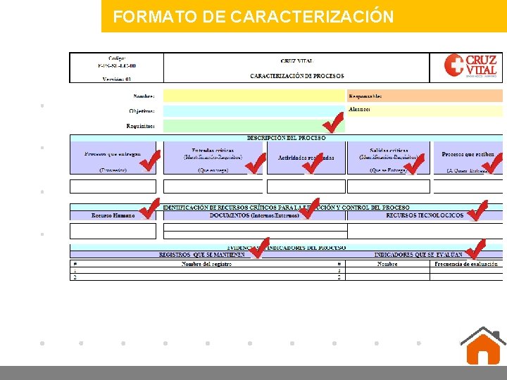 FORMATO DE CARACTERIZACIÓN www. company. com 