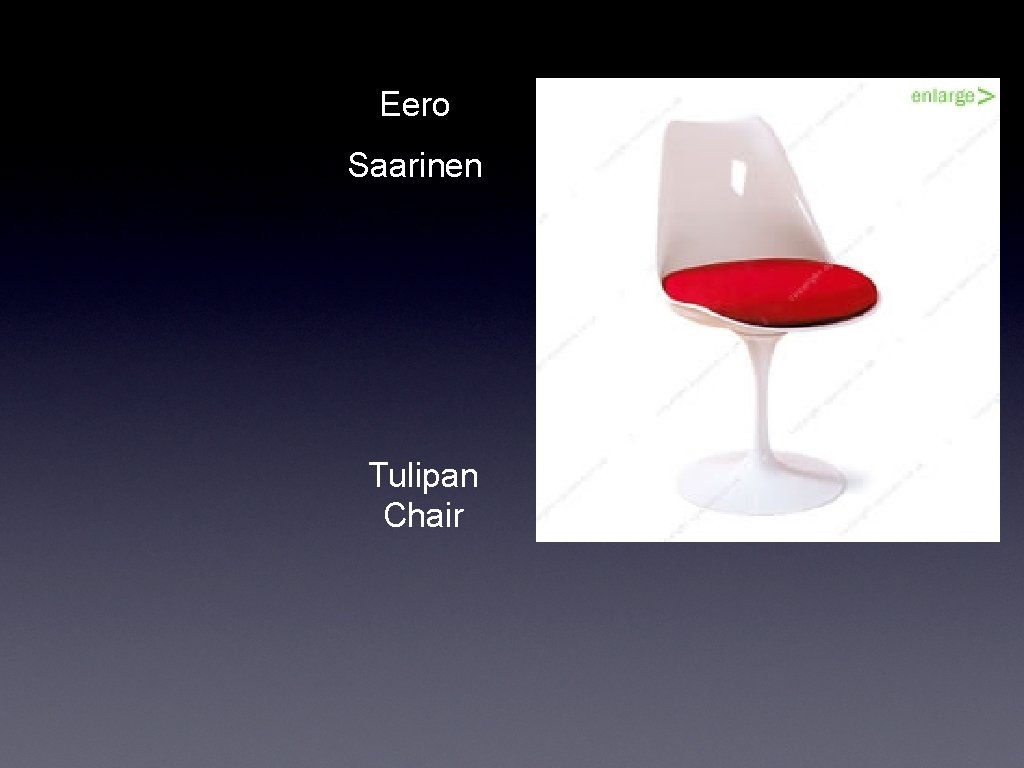 Eero Saarinen Tulipan Chair Eero Saarinen Tulipan Chair