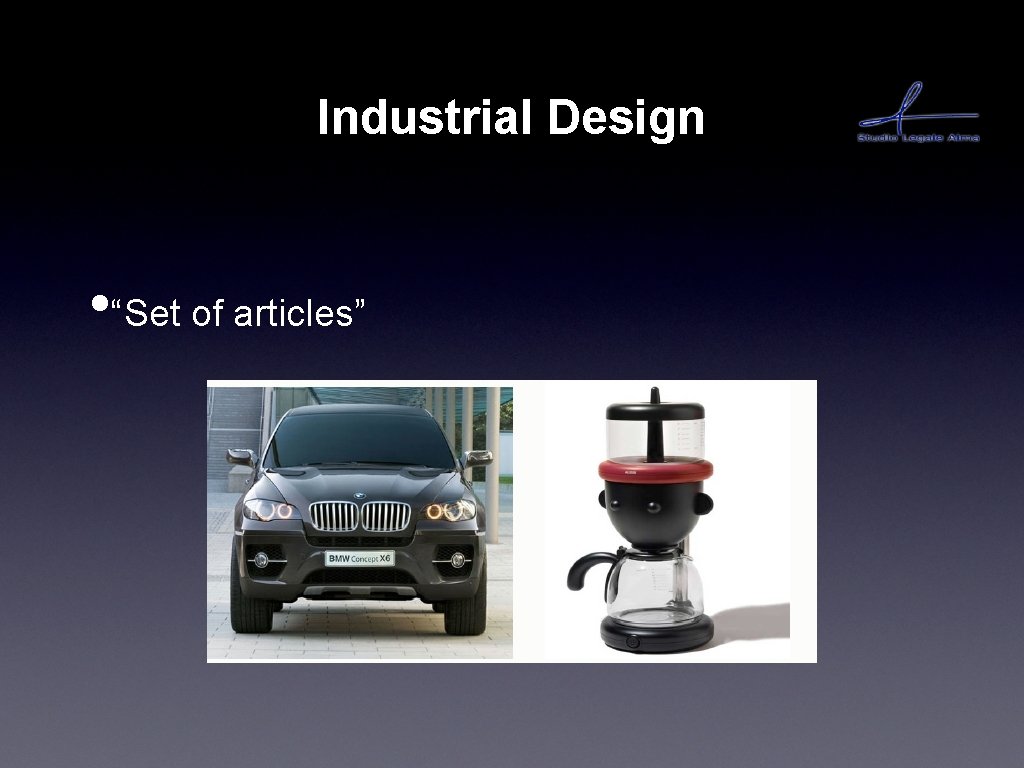 Industrial Design • “Set of articles” Industrial Design • “Set of articles”