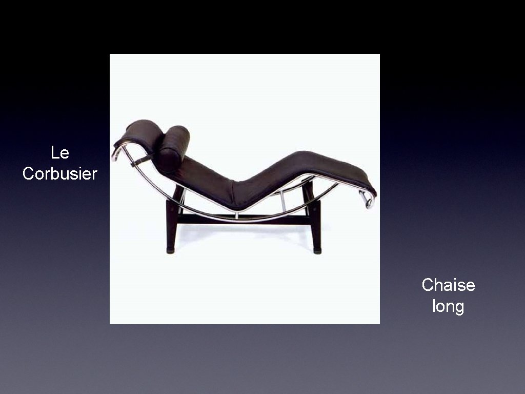 Le Corbusier Chaise long 