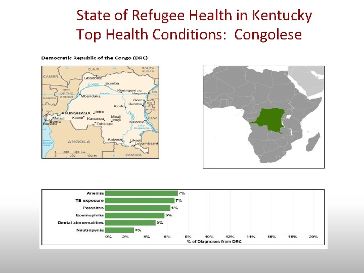 State of Refugee Health in Kentucky Top Health Conditions: Congolese 