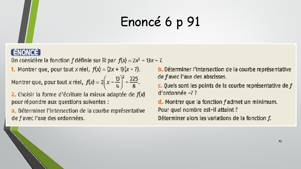 Enoncé 6 p 91 23 