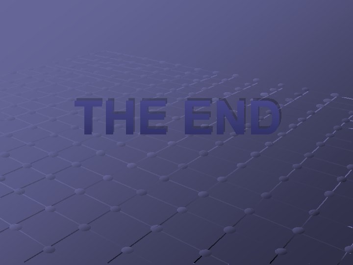 THE END 