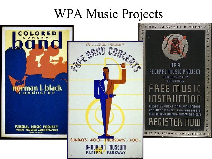 WPA Music Projects 