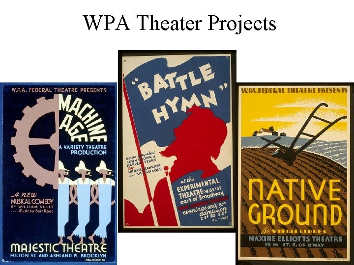 WPA Theater Projects 
