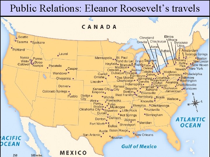 Public. Relations: Efforts: Eleanor. FDR’s Roosevelt’s Firesidetravels Chats 