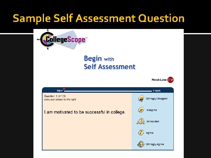 Sample Self Assessment Question 